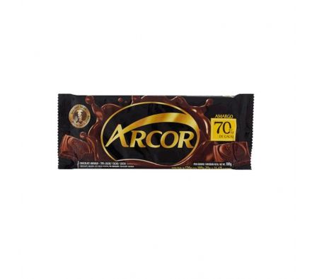 CHOCOLATE ARCOR AMARGO 70% TABLETA  80GR