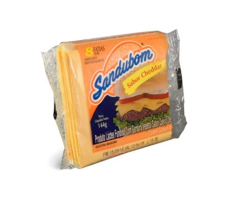 PREPARADO ALIMENTICIO SANDUBOM SABOR CHEDDAR 120GR