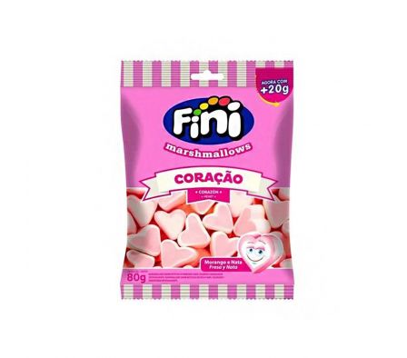 GOMITAS FINI  MALVAVISCO CORAZON 80 GRS