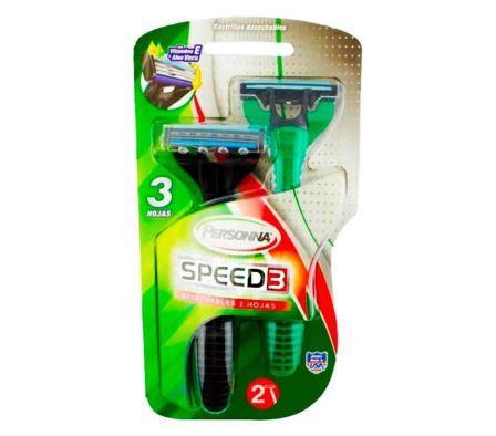 AFEITADORA SPEED 3 COBRA MASCULINO DOBLE