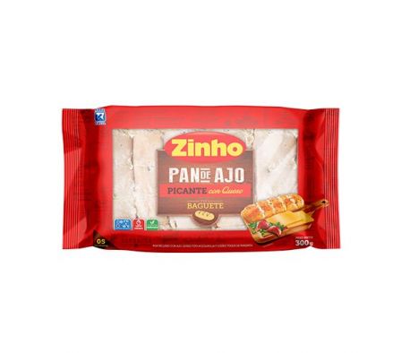 PAN DE AJO ZINHO PICANTE C/QUESO 300GR