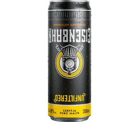 CERVEZAS EISENBAHN UNFILTERED LATA 350M