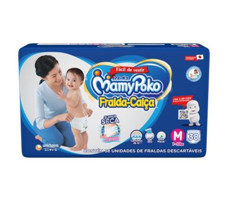 PAÑAL MAMYPOKO CALZA PREMIUM JUMBO TAMAÑO M 38UN