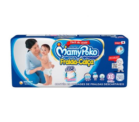 PAÑAL MAMYPOKO CALZA PREMIUM JUMBO TAMAÑO XG 28UN