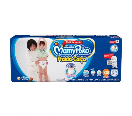 PAÑAL MAMYPOKO CALZA PREMIUM JUMBO TAMAÑO XXG 24UN