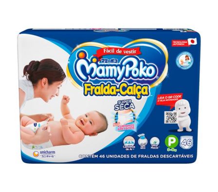 PAÑAL MAMYPOKO CALZA PREMIUM JUMBO TAMAÑO P 46UN