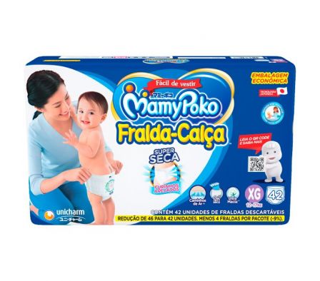 PAÑAL MAMYPOKO CALZA PREMIUM HIPER TAMAÑO XG 42UN