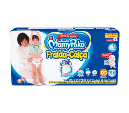 PAÑAL MAMYPOKO CALZA PREMIUM HIPER TAMAÑO XXG 36UN