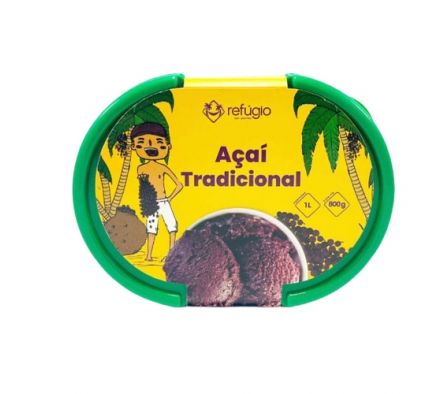HELADO TRADICIONAL REFUGIO ACAI 1 LITRO 
