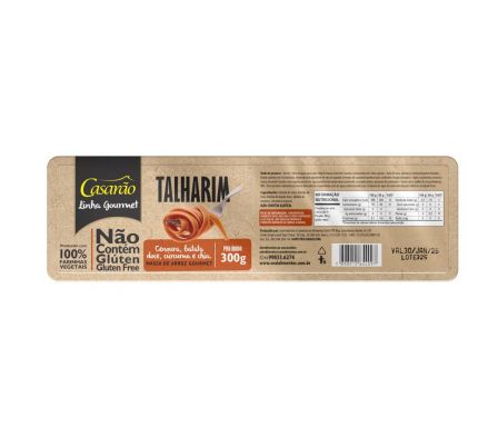 PASTA GOURMET CASARAO TALLARIN ZANAHORIA 300G