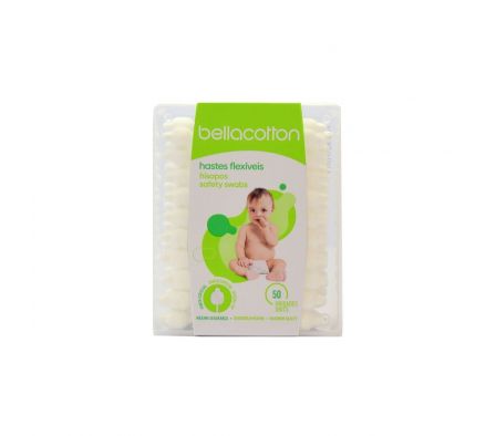 HISOPOS BELLACOTTON FLEXIBLES BABY 50UNI