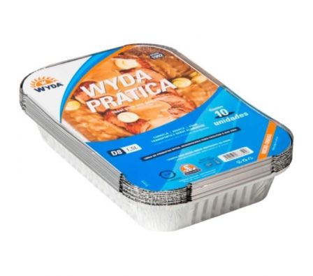 BANDEJAS RECTANGULARES WYDA DE ALUMINIO 1500ML