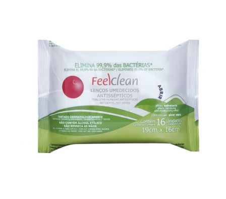 TOALLITAS ANTISEPTICAS FEELCLEAN 16 UNI