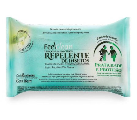 TOALLITAS HUMEDAS REPELENTES FEELCLEAN