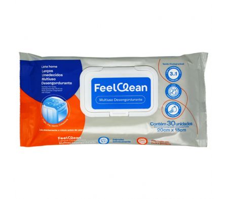 TOALLITAS FEELCLEAN MULTIUSO C/TAPA 50UNI 20X15 CM