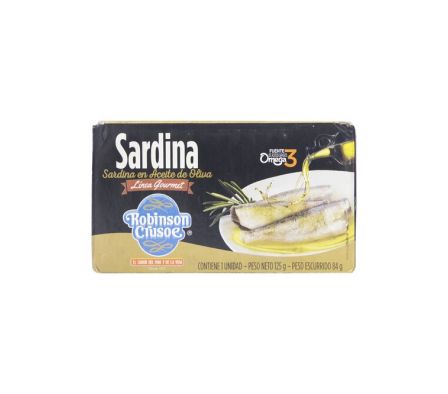 SARDINAS ROBINSON CRUSOE ACEITE 125GR