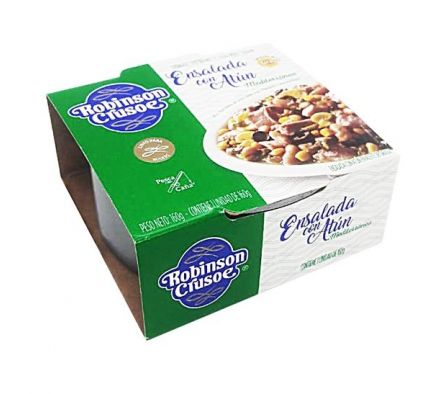 ENSALADA ROBINSON RUSOE ATUN MEDITERRANIA 160GR