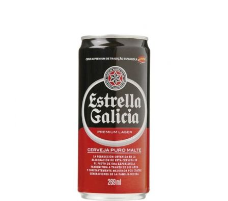 CERVEZA ESTRELLA GALICIA  LATA 269ML