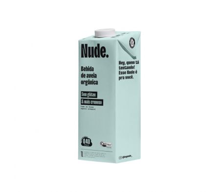 BEBIDA DE AVENA NUDE TIPO INTERGAL S/GLUTE NUDE 1L