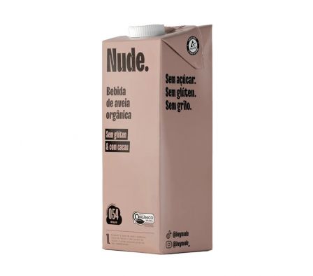 BEBIDA NUDE DE AVENA ORGANICA CACAO 1L