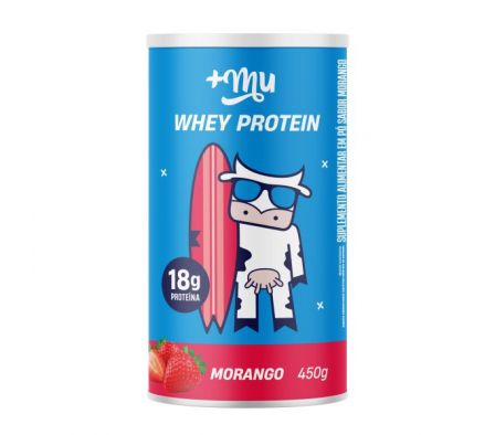 WHEY PROTEIN MAIS MU CONCENTRADO FRUTILLA 450 GRWH
