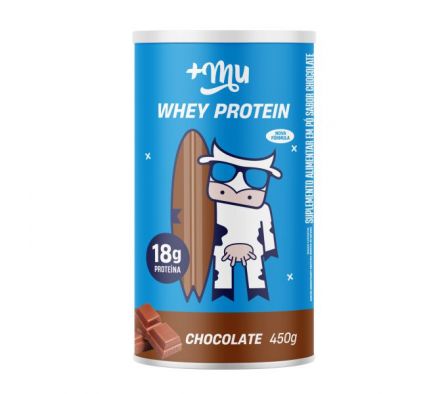 WHEY PROTEIN MAIS MU CONCENTRADO CHOCOLATE 450 GR