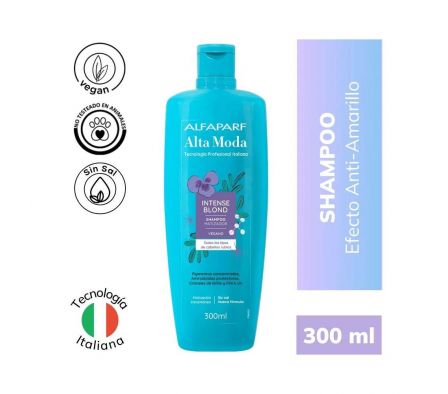 SHAMPOO MATIZADOR  ALTA MODA INTENSE BLOND 300ML