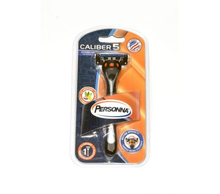 MAQUINA DE AFEITAR PERSONNA CALIB 5 RECARGABL MASC