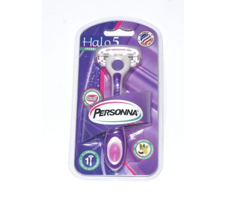 MAQUINA DE AFEITAR PERSONNA HALO 5 RECARGABLE FEME