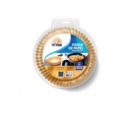 FORMA DESCARTABLE WYDA P/ FREIDORA 16CMX4,5CM C/25