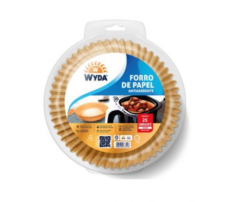 FORMA DESCARTABLE WYDA P/FREIDORA 20CMX4,5CM C/25U