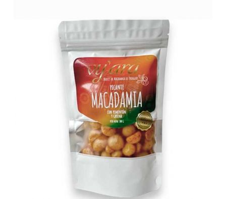 NUEZ DE MACADAMIA VY'ARA CON PIMIENTA CAYENA 100G