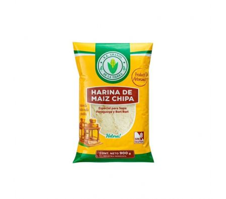 HARINA DE MAIZ GRANOS DE LA TIERRA CHIPA 900 GRS