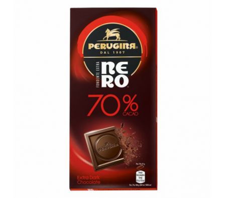 CHOCOLATE PERUGINA TABLETA NERO DARK 70% 85G