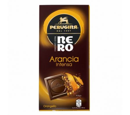 CHOCOLATE PERUGINA TABLETA NERO DARK C/NARANJA 85G