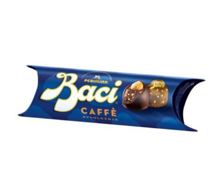 CHOCOLATE PERUGINA BACI TUBO TRIO CON CAFÉ 37,5G