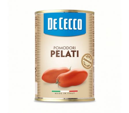 TOMATE DE CECCO ENTERO PELADOS 400GR
