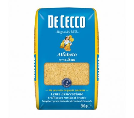 PASTA DE CECCO ALFABETO 500GR