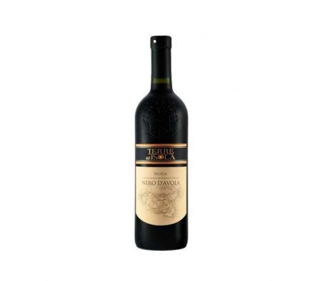 VINO TERRE DELL'ISOLA NERO D'AVOLA 750ML