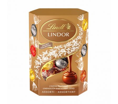 BOMBONES LINDT CORNET CHOCOLATE SURTIDOS 137GR