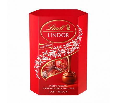 BOMBONES LINDT CORNET CHOCOLATE C/LECHE 137GR