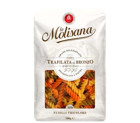 FUSILLI TRICOLOR LA MOLISANA 500 GRS.