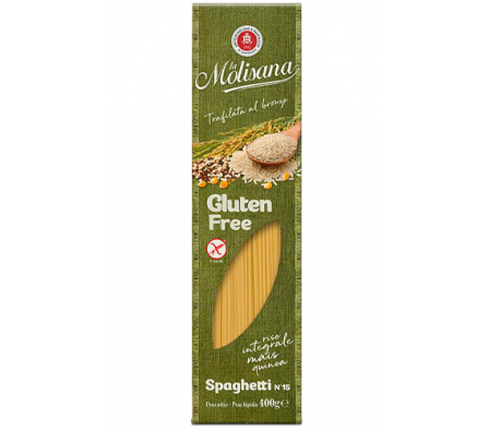 FIDEOS SPAGHETTI S/GLUTEN LA MOLISANA NRO15 400GR