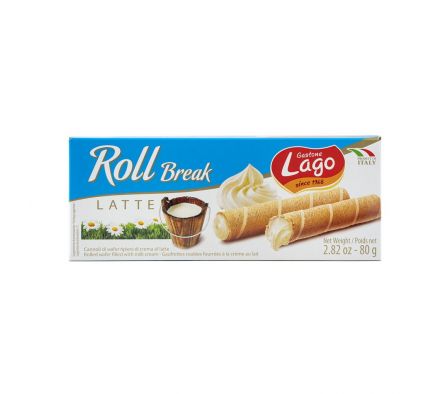 ROLLS DE LECHE LAGO 80G