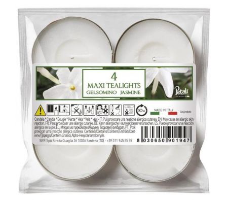 VELA AROMATICA MAXI LIGHT X4 10H JASMINE