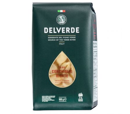 PASTA DELVERDE CONCHIGLIE RIGATE BRONZO 500GR