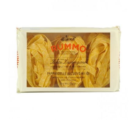 PASTA AL HUEVO RUMMO PAPPARDELLE  Nº 101 250GR