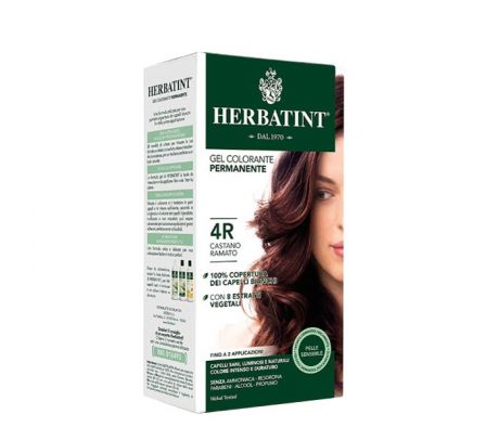 TINTE HERBATINT 4R GEL COLORACION PERMANENTE