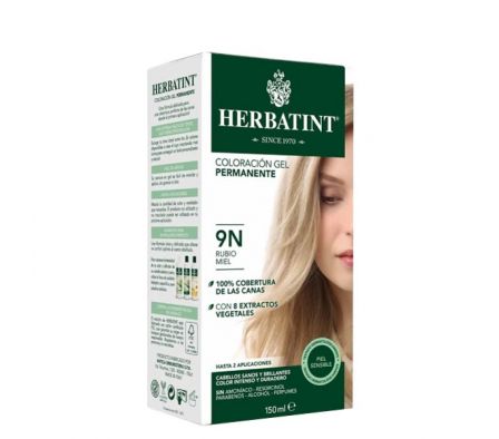 TINTE HERBATINT 9N GEL COLORACION PERMANENTE