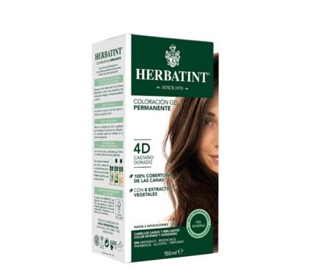 TINTE HERBATINT4D GEL COLORACION PERMANENTE